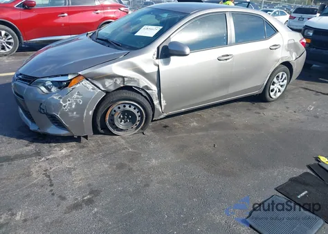 2016 Toyota Corolla Le z USA, uszkodzony, nr VIN 2T1BURHE9GC616894